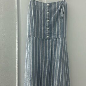Hollister Light Blue Smocked Dress